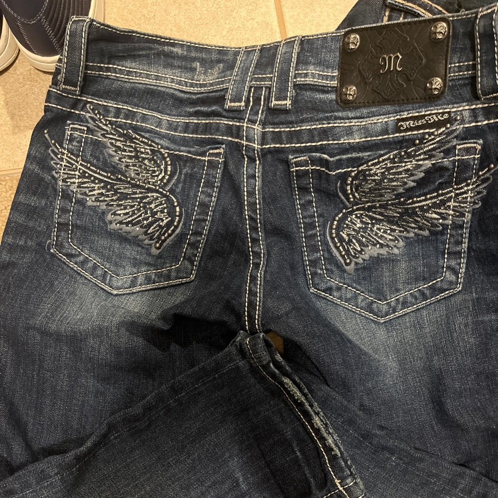 Miss Me Womens Capris Size 28 Jeans Pockets Denim JP5163J2